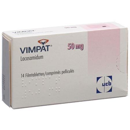 Vimpat Filmtablet 50 mg 14 pcs - PrimeCare Global