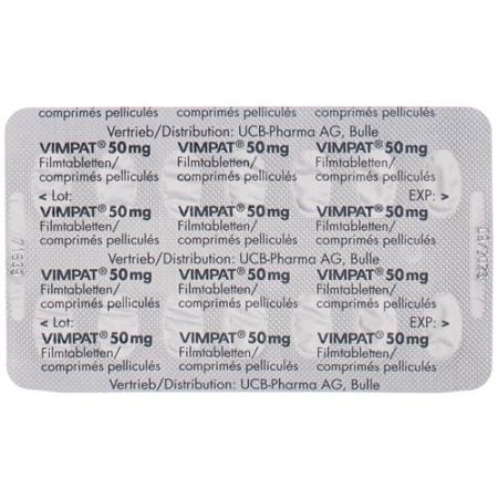 Vimpat Filmtablet 50 mg 14 pcs - PrimeCare Global
