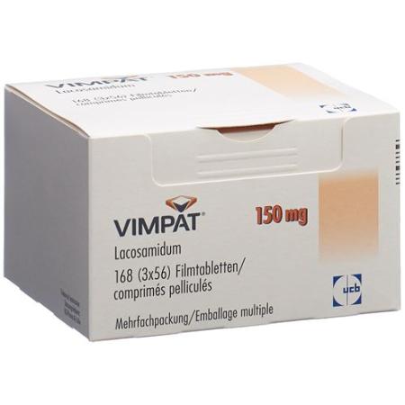 Vimpat Filmtablet 150 mg 3 x 56 pcs - PrimeCare Global