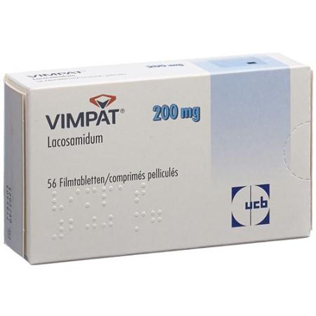 Vimpat Filmtablet 200 mg 56 pcs - PrimeCare Global