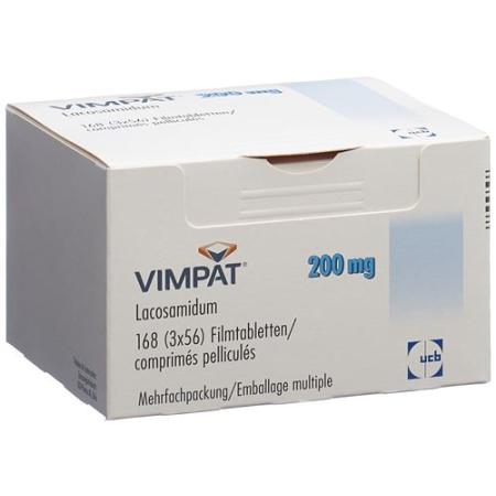 Vimpat Filmtablet 200 mg 3 x 56 pcs - PrimeCare Global