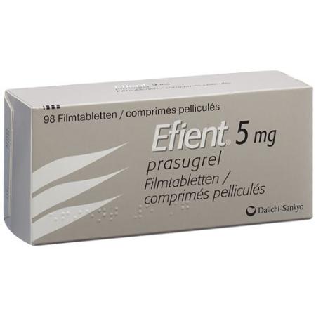 Efient Filmtablet 5 mg 98 pcs - PrimeCare Global