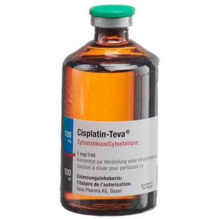 Cisplatin Teva Inf Conc 100mg/100ml perf 100ml - PrimeCare Global
