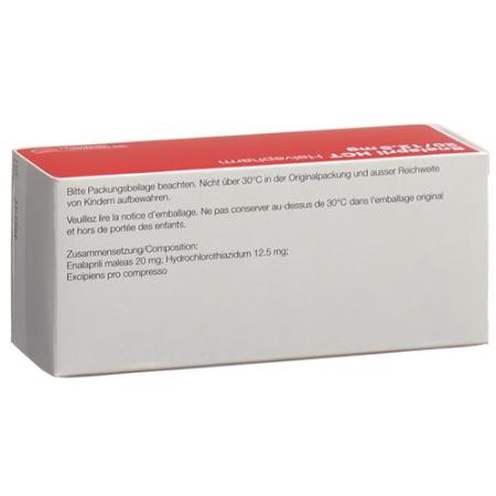 Enalapril HCT Helvepharm Tabl 20/12.5 mg 100 pcs - PrimeCare Global