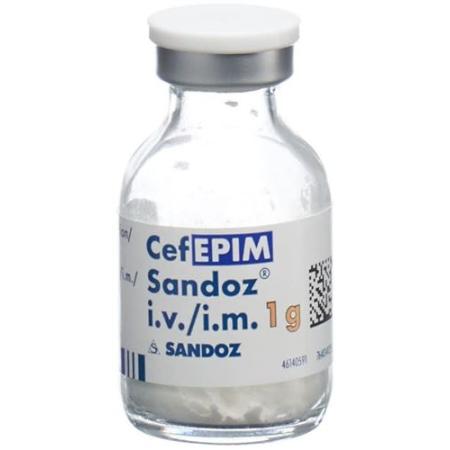 Cefepim Sandoz dry sub 1 g through 5 pcs - PrimeCare Global