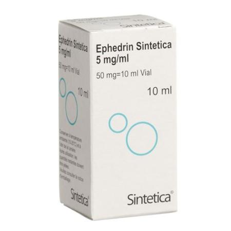 Ephedrine Sintetica Inj L&ouml;s 50 mg/10ml Vial 10 ml - PrimeCare Global