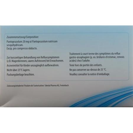 Pantozol Control Filmtablet 20 mg 14 pcs - PrimeCare Global