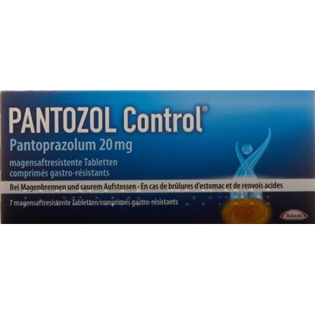 Pantozol Control Filmtablet 20 mg 7 pcs - PrimeCare Global