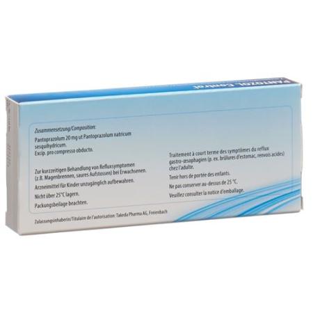 Pantozol Control Filmtablet 20 mg 7 pcs - PrimeCare Global
