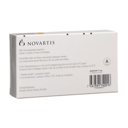 Afinitor Tabl 5 mg 30 pcs - PrimeCare Global
