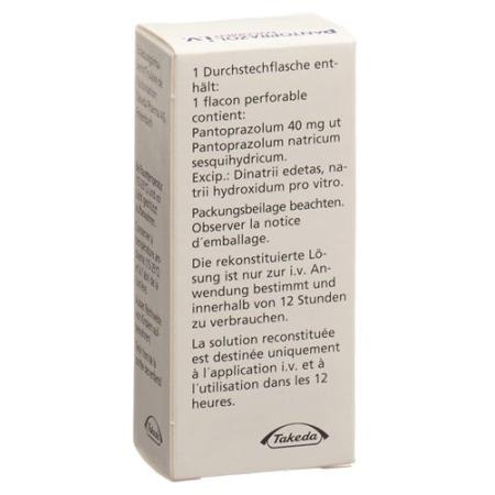 Pantoprazole Nycomed 40 mg i.v. pierce - PrimeCare Global