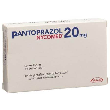 Pantoprazole Nycomed Filmtabl 20 mg 60 pcs - PrimeCare Global