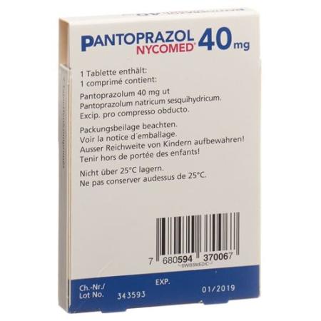 Pantoprazole Nycomed Filmtabl 40 mg 7 pcs - PrimeCare Global