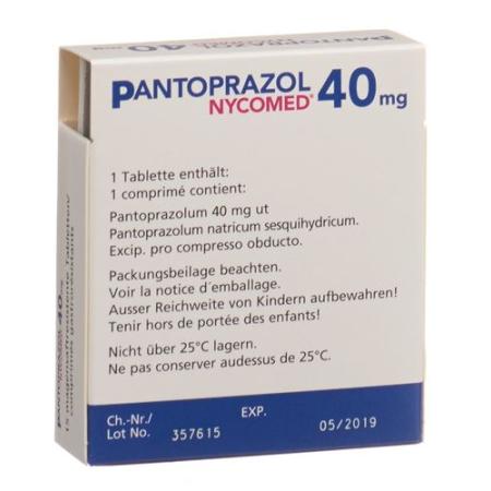 Pantoprazole Nycomed Filmtabl 40 mg 15 pcs - PrimeCare Global