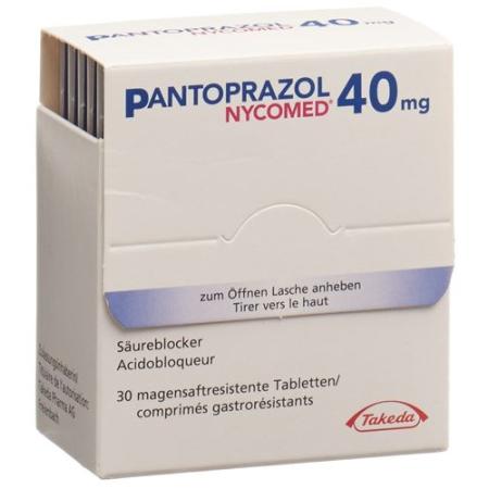 Pantoprazole Nycomed Filmtabl 40 mg 30 pcs - PrimeCare Global