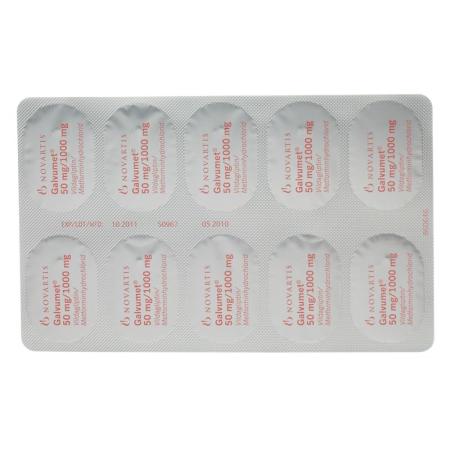 Galvumet Filmtablet 50/1000 mg 60 pcs - PrimeCare Global