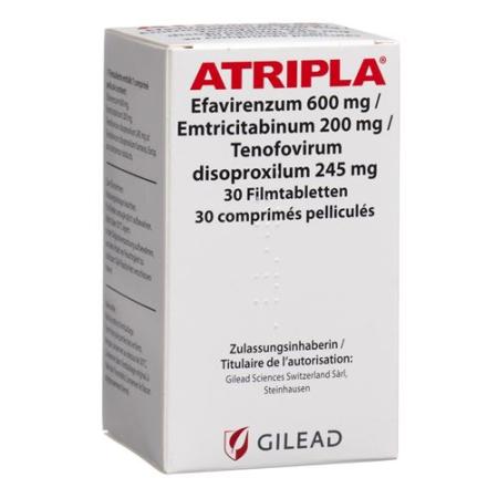 Atripla film tabl Ds 30 pcs - PrimeCare Global