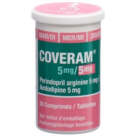 Coveram Tabl 5/5 mg Ds 30 pcs - PrimeCare Global