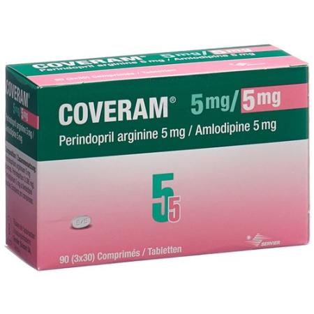 Coveram Tabl 5/5 mg Ds 90 pcs - PrimeCare Global