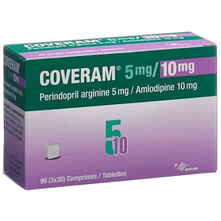 Coveram Tabl 5/10 mg Ds 90 pcs - PrimeCare Global