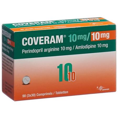 Coveram Tabl 10/10 mg Ds 90 pcs - PrimeCare Global