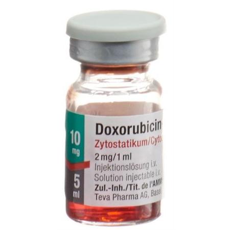 Doxorubicin-Teva Inj L&ouml;s 10mg/5ml perf 5ml - PrimeCare Global