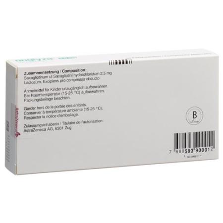 Onglyza Tabl 2.5 mg 28 pcs - PrimeCare Global