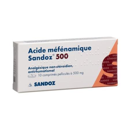 Mefenamic acid Sandoz 500 mg 10 pcs - PrimeCare Global