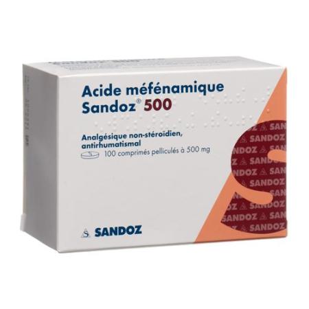 Mefenamic acid Sandoz 500 mg 100 pcs - PrimeCare Global