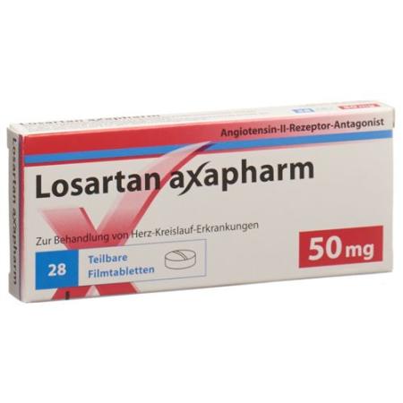 Losartan Axapharm film tablets 50 mg 98 pcs - PrimeCare Global