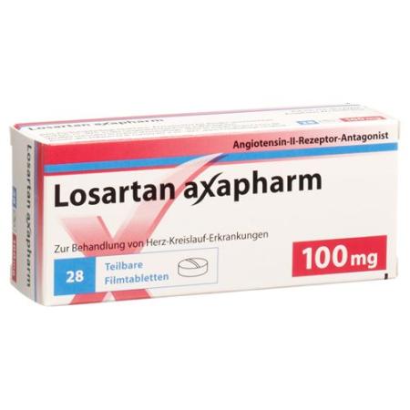 Losartan Axapharm Filmtabl 100 mg 28 pcs - PrimeCare Global
