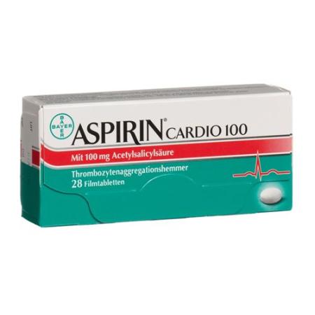 Aspirin Cardio Filmtablet 100 mg 98 pcs - PrimeCare Global