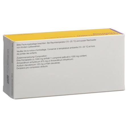 Co-Amoxicillin Helvepharm Filmtabl 1000 mg 20 pcs - PrimeCare Global