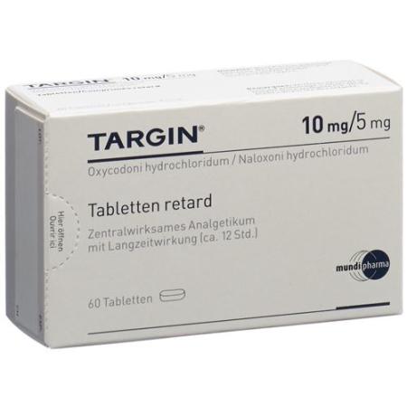 Targin Ret Tabl 10 mg/5 mg 60 pcs - PrimeCare Global