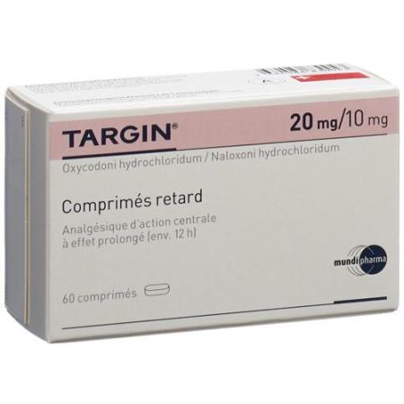 Targin Ret Tabl 20 mg/10 mg 60 pcs - PrimeCare Global