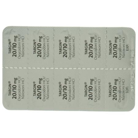 Targin Ret Tabl 20 mg/10 mg 60 pcs - PrimeCare Global