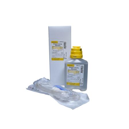 Ringer solution Bichsel Inf L&ouml;s 250ml plastic bottle with cutlery - PrimeCare Global
