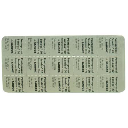Pantoprazole Sandoz Filmtabl 20 mg 30 pcs - PrimeCare Global