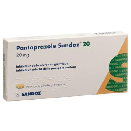 Pantoprazole Sandoz Filmtabl 20 mg 30 pcs - PrimeCare Global