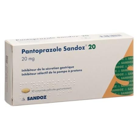 Pantoprazole Sandoz Filmtablet 20 mg 60 pcs - PrimeCare Global