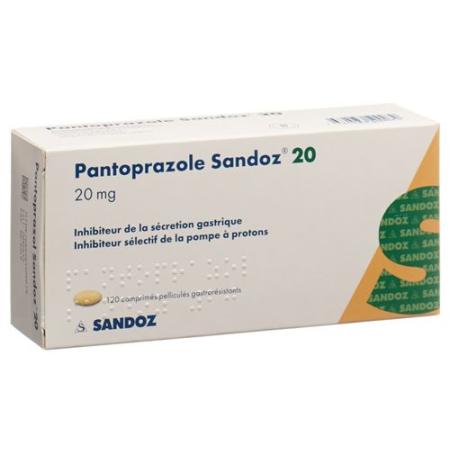 Pantoprazole Sandoz Filmtabl 20 mg 120 pcs - PrimeCare Global