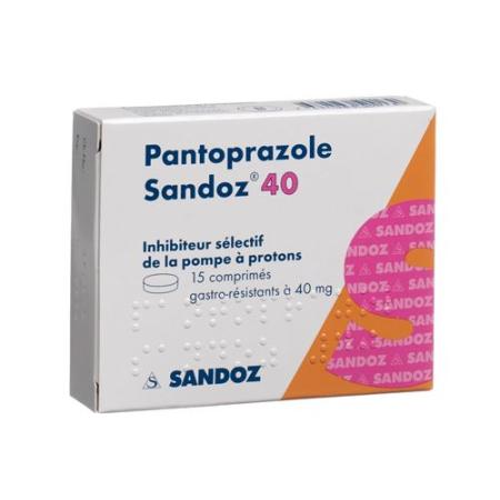 Pantoprazole Sandoz Filmtabl 40 mg 15 pcs - PrimeCare Global