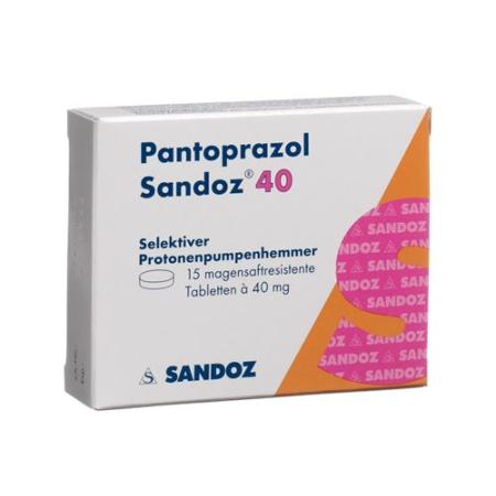 Pantoprazole Sandoz Filmtabl 40 mg 15 pcs - PrimeCare Global