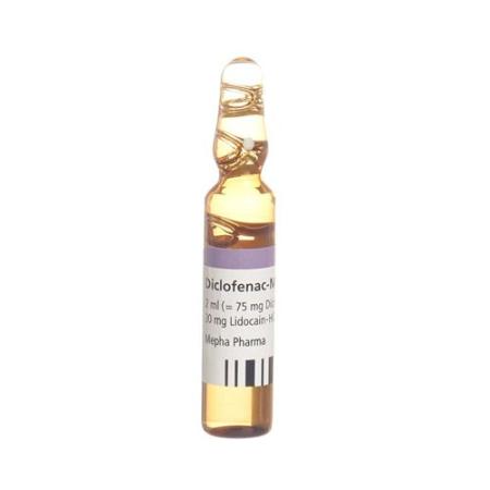 Diclofenac-Mepha Inj L&ouml;s 75 mg/2ml 25 amp 2 ml - PrimeCare Global
