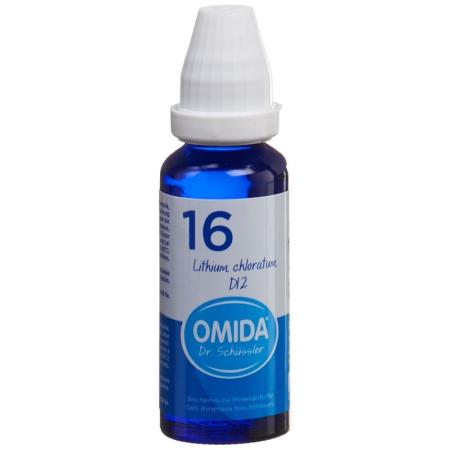 Omida Schussler No16 Lithi Chlor Dil D 12 50мл - PrimeCare Global