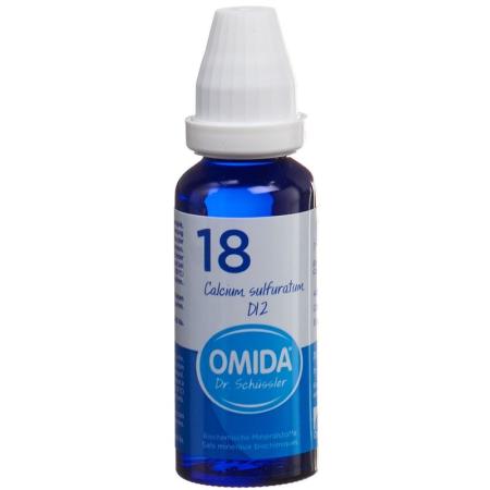 Omida Schussler No18 Calc Sulf Dil D 12 50мл - PrimeCare Global