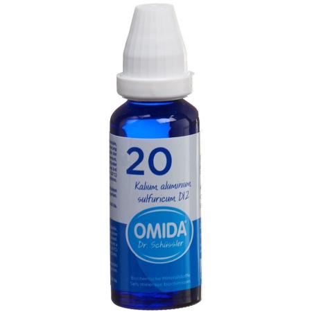 Omida Schussler No20 Kal Alum Sul Dil D 12 50мл - PrimeCare Global