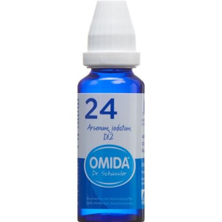 Omida Schussler No24 Arsenum Jod Dil D 12 50мл - PrimeCare Global