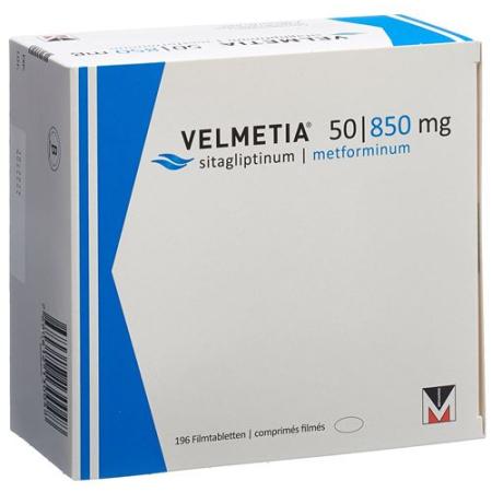 Velmetia 50/850 mg 196 filmtablets - PrimeCare Global