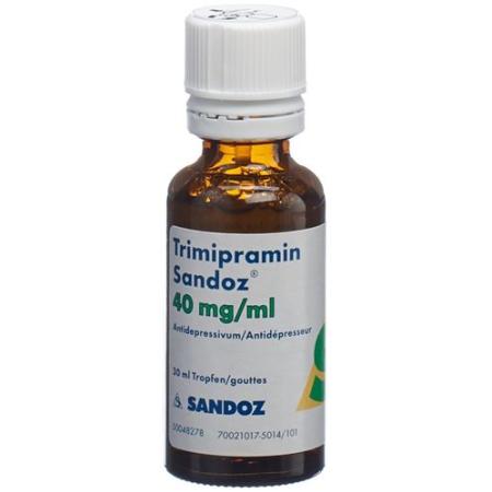 Trimipramine Sandoz drops 40 mg/ml bottle 30 ml - PrimeCare Global